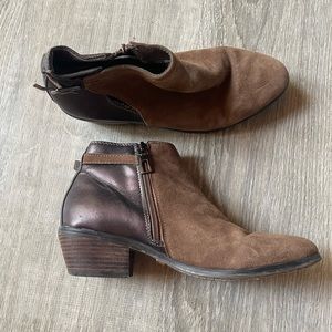 Very Volatile Suede Cut Out Ankle Boots